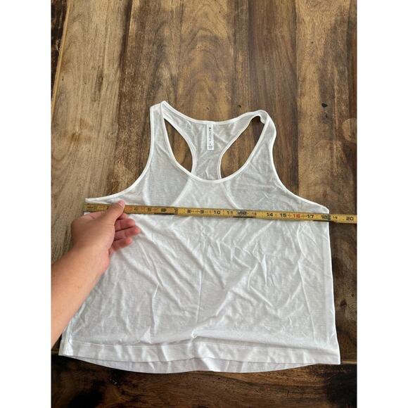 Athleta Women's White Sleeveless Racerback Tank Top Size Small - Picture 2 of 4